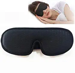 Máscara de olhos 3D Máscara de olhos respirável que bloqueia a luz para dormir