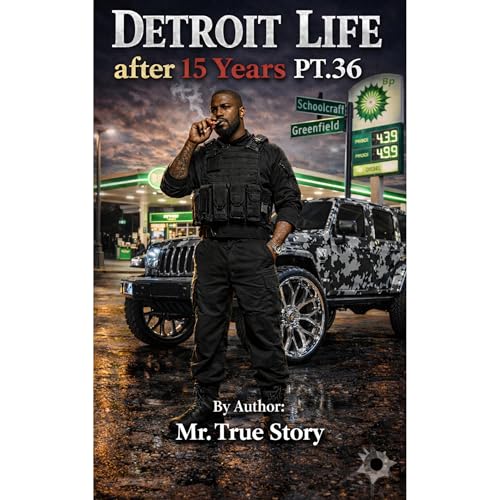 "Detroit Life After 15 Years" Part 36 of 40 "Raw Hood Fiction!" Audiolibro Por Robert Crooms arte de port
