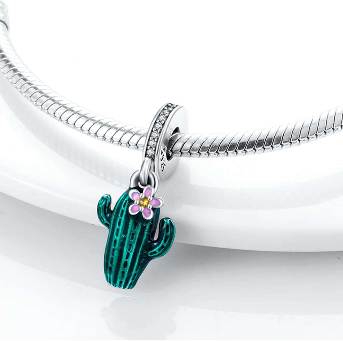 MULA 925 Sterling Silver Charms for Bracelets and Necklaces Family Letters Dangle Pendants Airplane Travel Beads Family Tree Jewelry Charms for Women - Image 3