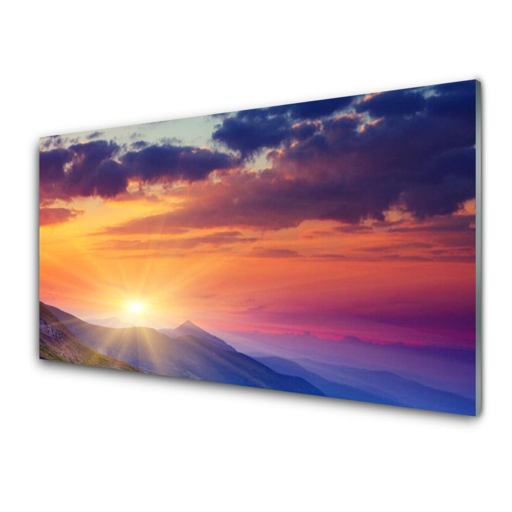 Tableau Moderne en Verre Trempé Tulup - Déco Design Haut de Gamme 100x50cm