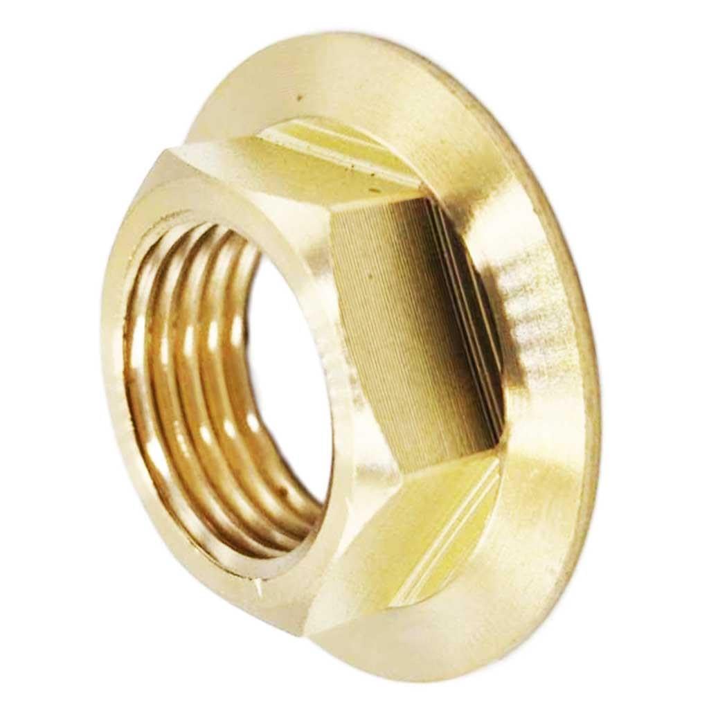 Pepte Brass 1/2" Bsp Back Nut Wide Flanged Threaded Backnut