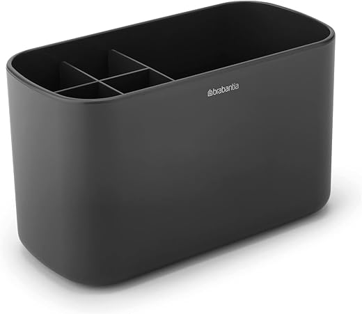 Brabantia - Contenitore da bagno, Grigio scuro, taglia unica