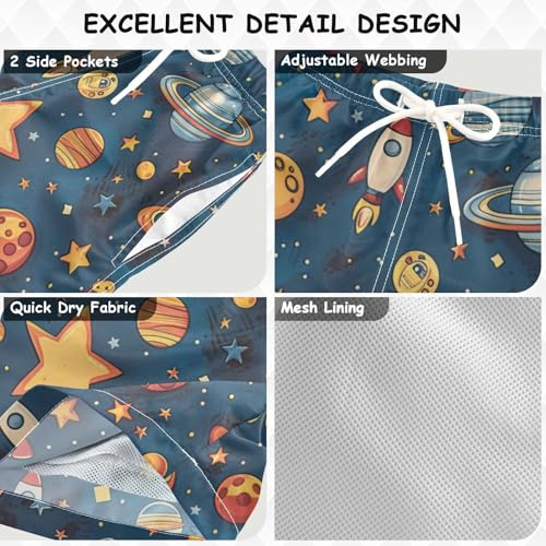 Boys Swim Trunks Infant Baby Boy Stretch Swim Shorts Quick Dry Baby Kid Beach Shorts Swimwear 2T Star Planet3