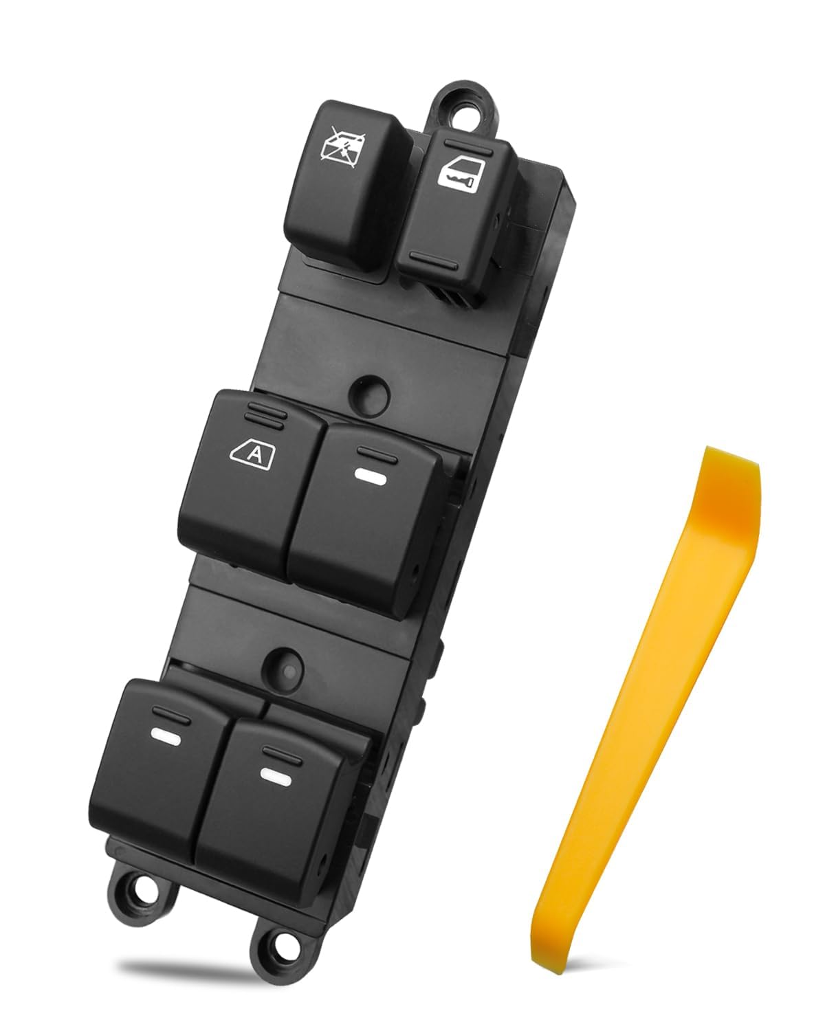 Master Power Window Control Switch Fit for Nissan Pathfinder Altima Leaf Juke Frontier Tiida Rogue Sentra 2013-2019, 25401-3TA5A, 25401-3SH1A, 25401-3NF0A, Front Left Driver Side Master Window Switch