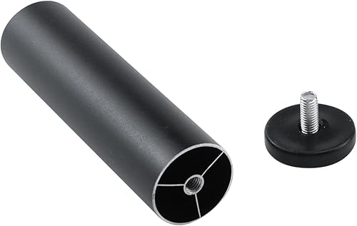 Miniatura 4 de 4 patas de soporte ajustables para muebles, patas de gabinete de sofá de aleación de aluminio de 6 pulgadas, patas de repuesto con tornillo en la