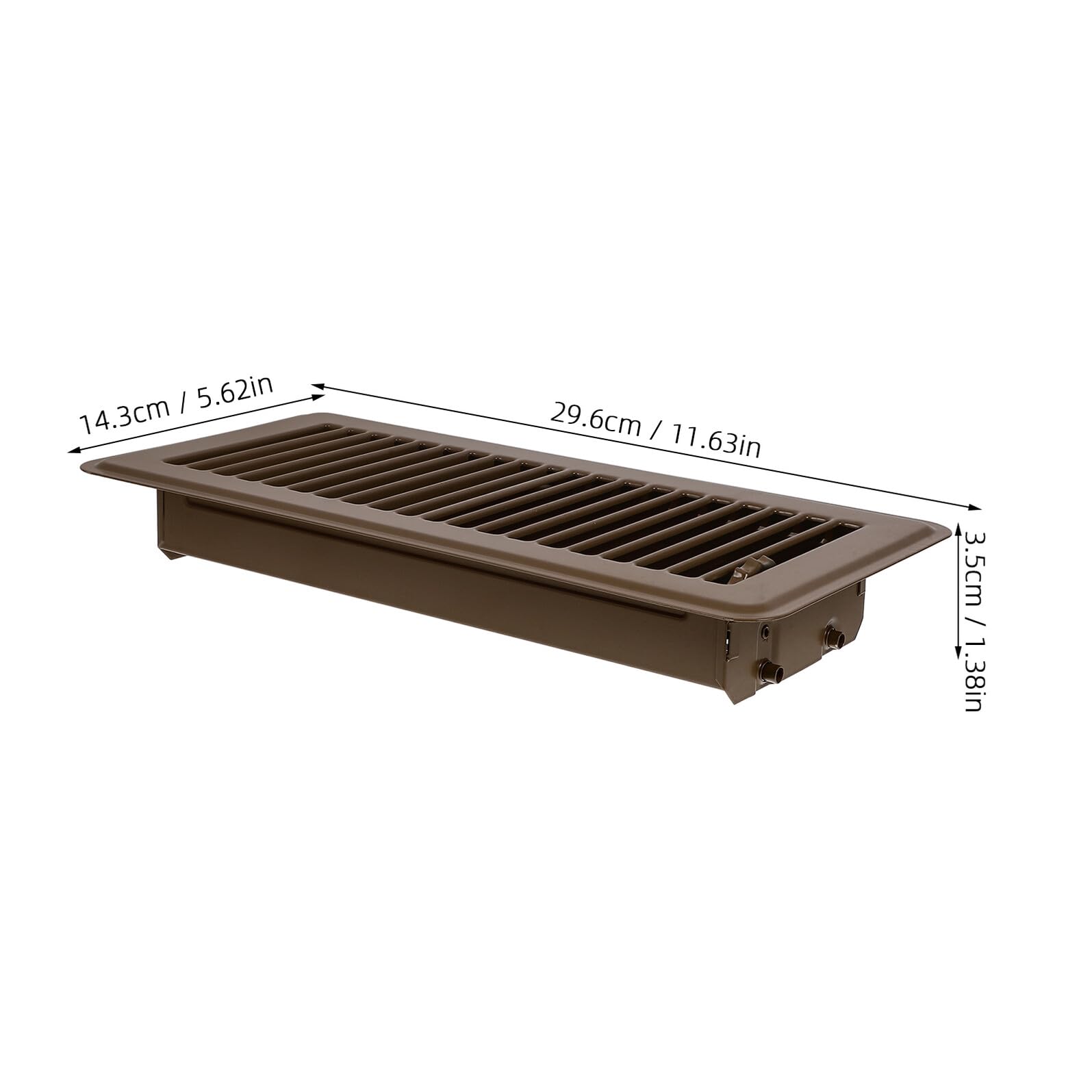 KOMBIUDA 2 Pezzi Copertura per Bocchette Pavimento in Resistente Aria per Ventilazione Interna in Casa e Ufficio Protezione Sicura Contro Detriti