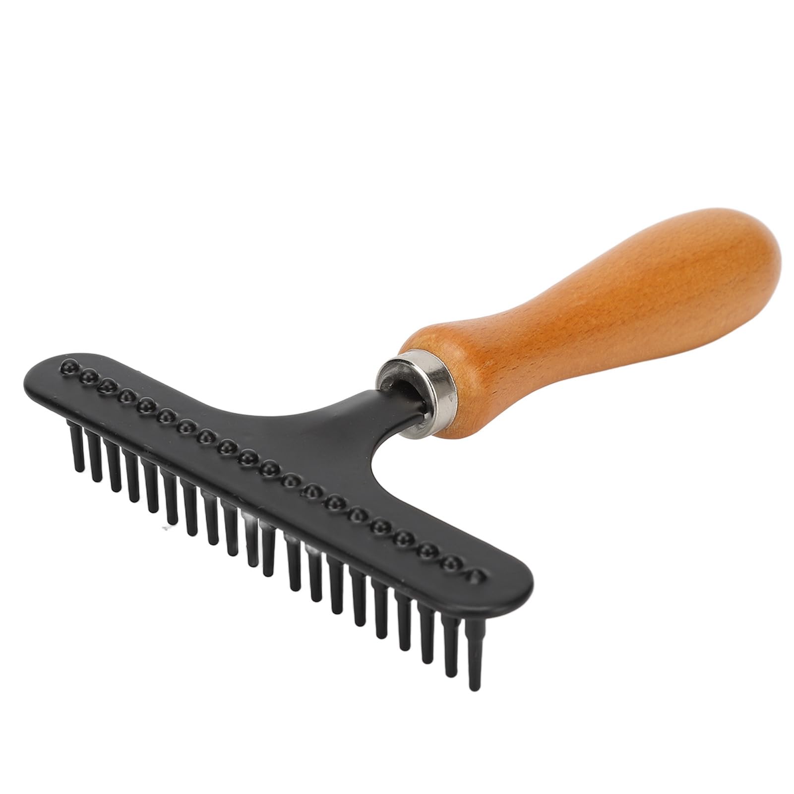 Râteau à tapis, peigne de tapis Entretien de rateau en acier inoxydable tondeuse à cheveux tapis tapis pour salon de beauté