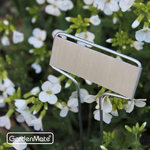 GardenMate 25-Pack Weatherproof Banner Metal Plant Labels, Height 10.5", Label Area 2.5'' x 7/8'' - Thumbnail 3