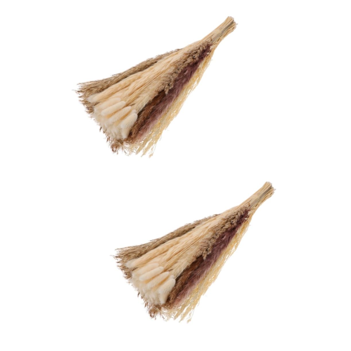 Zerodeko 2ensembles Pampas Séchées Artificielles De Tiges De Fleurs Décoratives pour Décoration DIY Ambiance pour Mariages Et Événements pour Maison Et Bureau