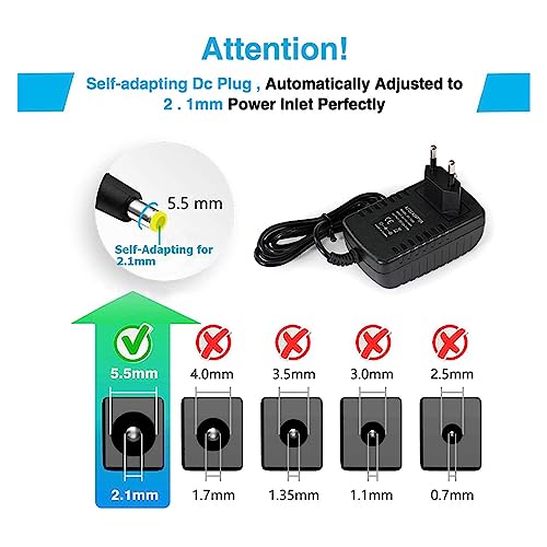 Fuente de alimentación 5V 3A adaptador AC DC transformador US 3