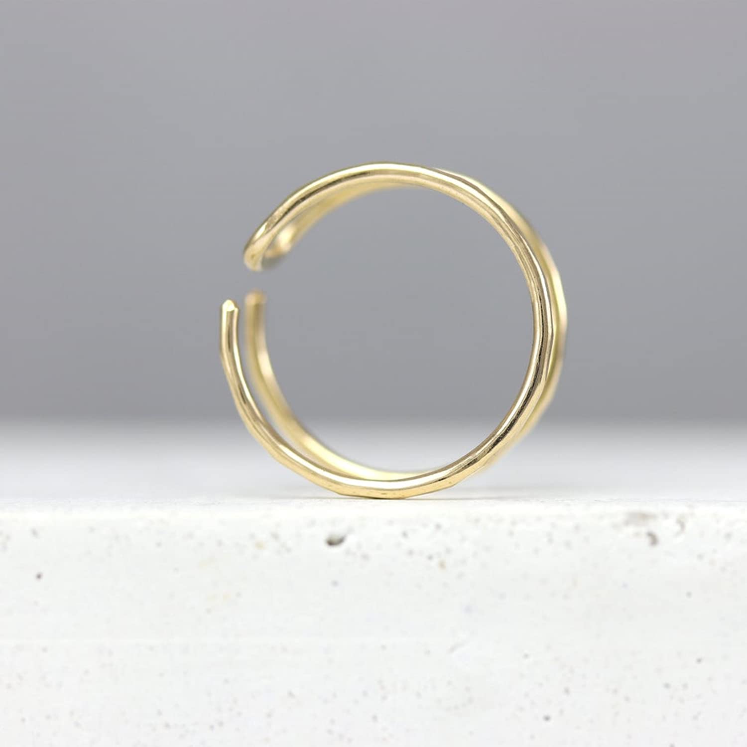Bague D’orteil Hawaïenne – Or Rempli 14 Carats – Taille 5 Ajustable – Femme Ado – Fabriquée USA