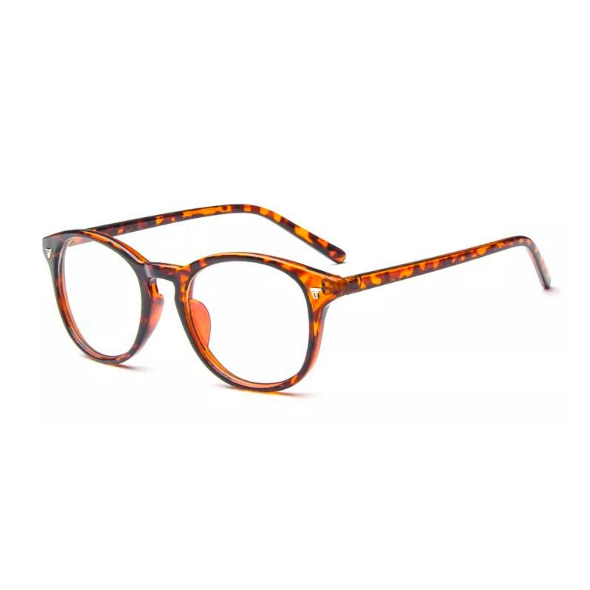 Fancy-Creation Premium UV400 Protected Round Anti Glare Reading Glasses Zero Power Computer Glasses For Men & Women (Multicolor) (Tiger Print) (B08MYZRYY5) Amazon Price History, Amazon Price Tracker