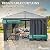 YITAHOME 10x10ft Gazebo Hardtop Outdoor Polycarbonate Canopy with Netting and Shaded Curtains, Aluminum Frame Garden Tent for Patio, Backyard, Deck and Lawns