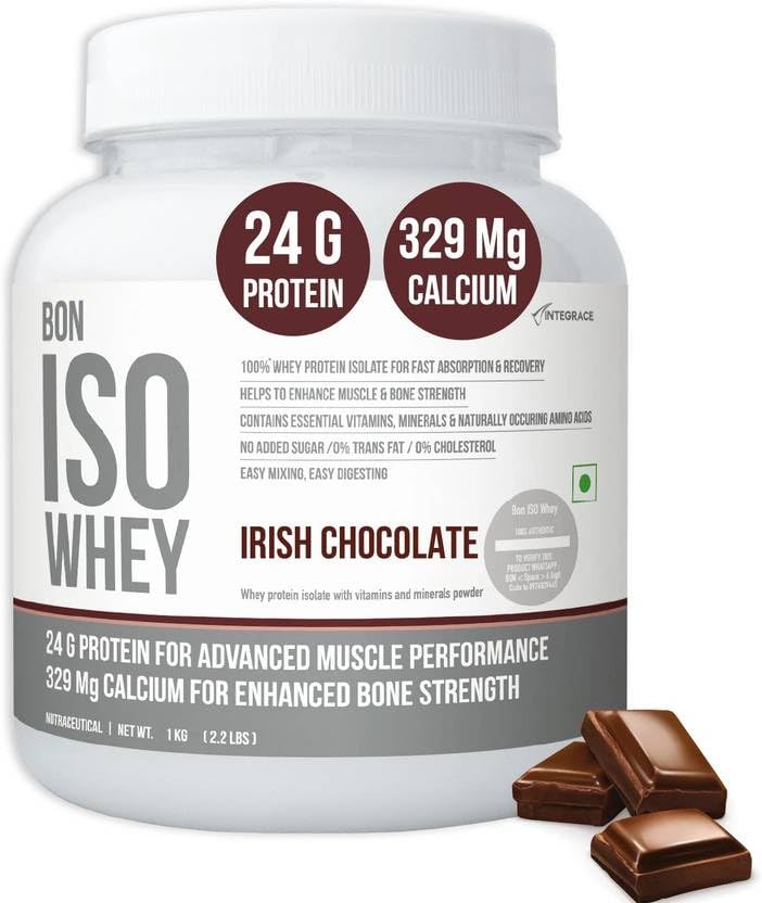 100% Protein Isolate | 1 kg, 33 Servings | Muscle Strength and Bo...