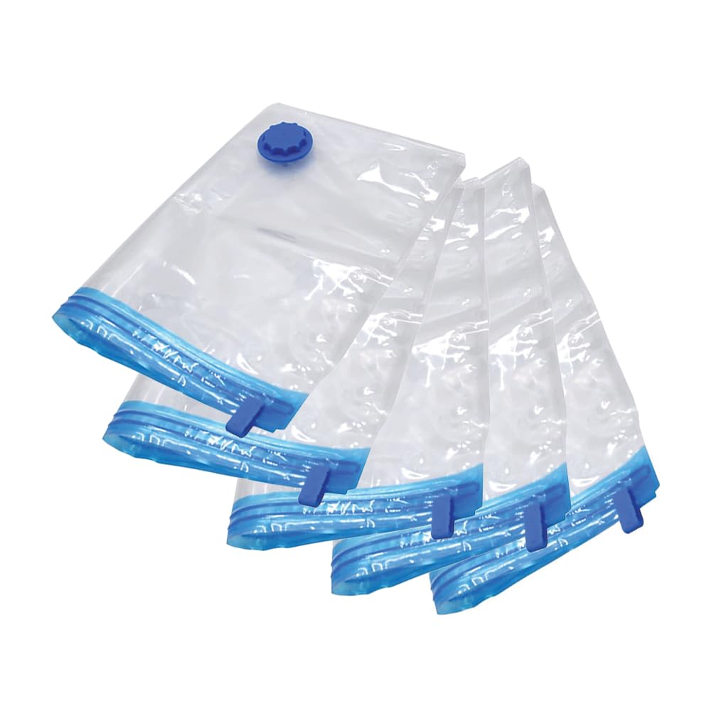 IV:XX Time To Grow Small Premium Vacuum Storage Bags, Space-Saving Solution for Clothes Bedding, and Travel