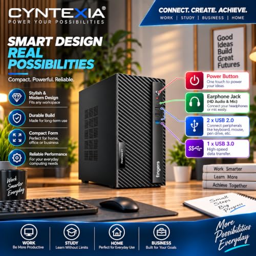 Image of Cyntexia Computer Desktop PC Core I7-4770 (08GB RAM / 256GB SSD /HDMI /VGA /Ethernet /HD Graphics 4600 / USB 3.0 / Win 11) Basic Software Installed