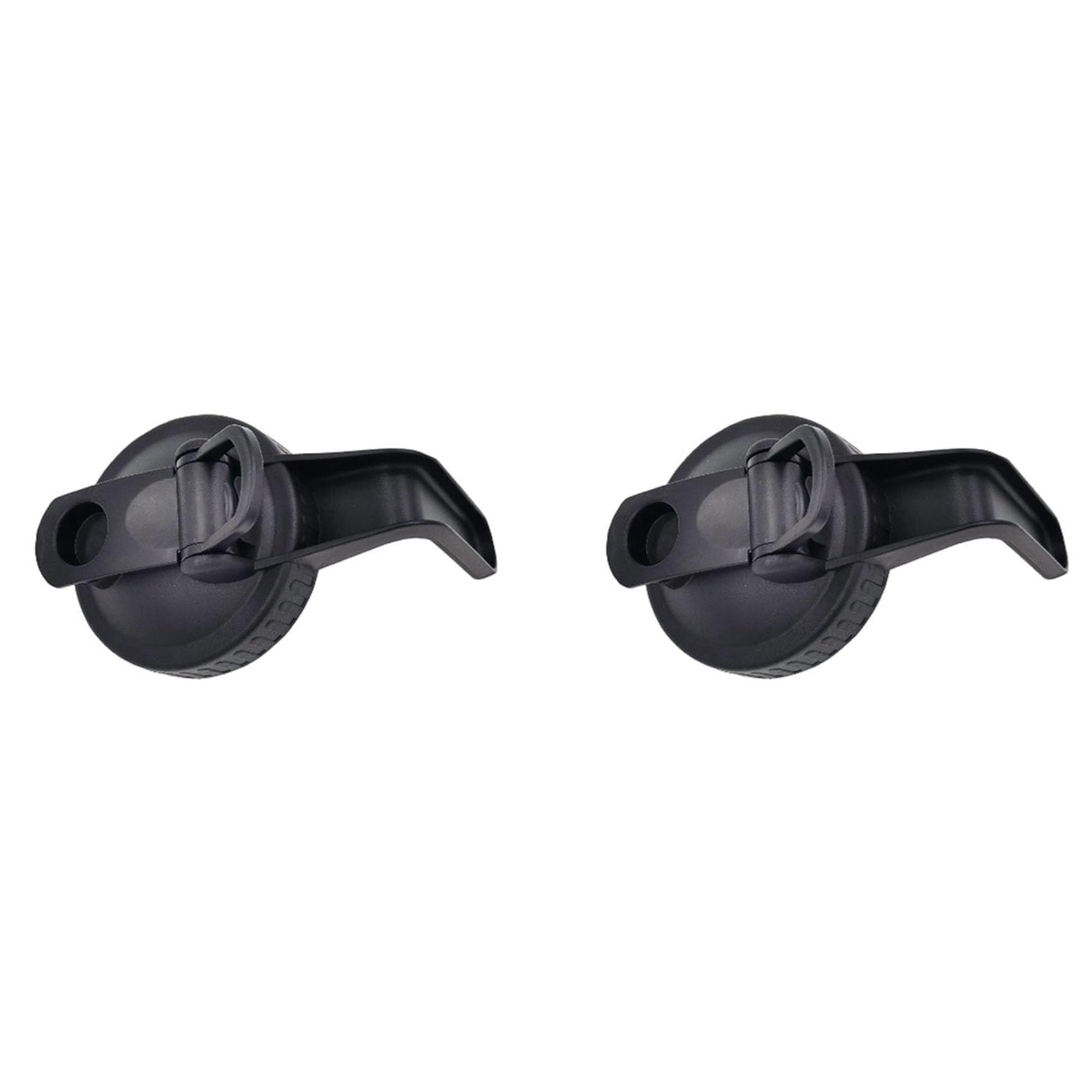 Hndhbfgrt 2X Wide Mouth Jars Pour Spout Lids,Wide Mouth Jars Pitcher Flip Cap Airtight Handle Lid,C