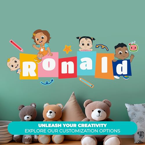EGD CoComelon Decoración Pared Infantil Personalizable miniatura 2