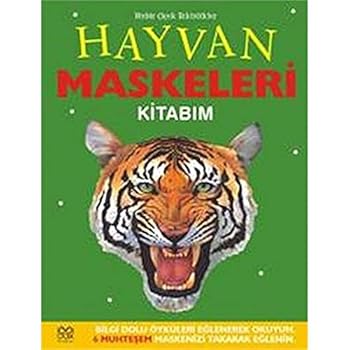 Paperback Hayvan Maskeleri Kitabim [Turkish] Book