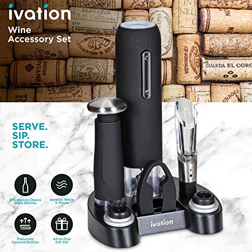 Ivation IVAWS20C Wine Gift Set, Includes Electric Wine Bottle Opener thumb #4