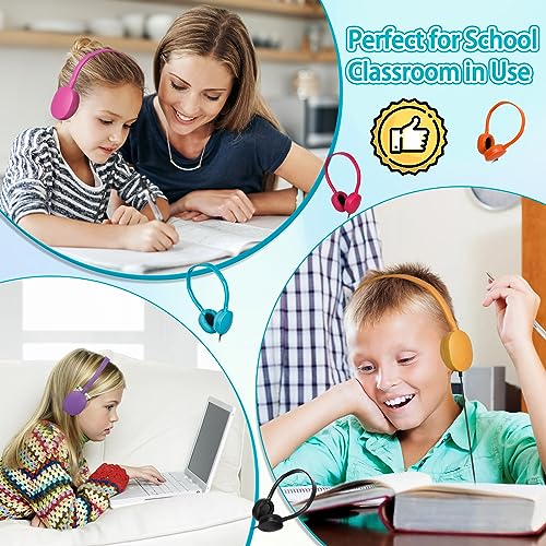 Image of Classroom Headphones Bulk 50 Pack for Kids School Students,Wired