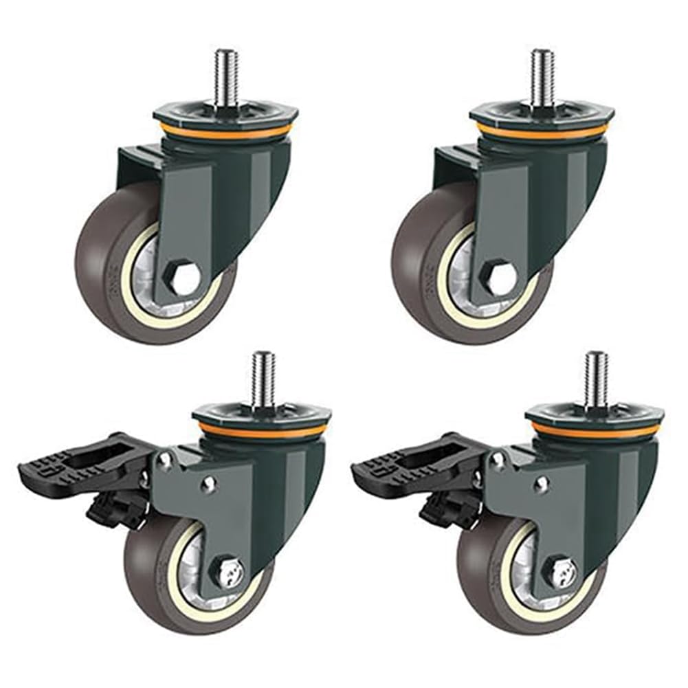 Roulettes ChargeElevée Pivotant 75mm