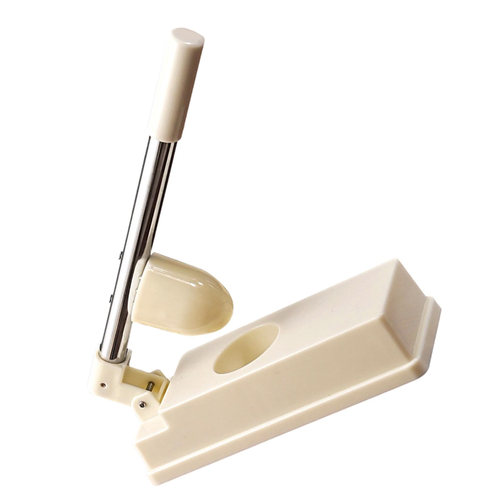 Stampo per Dumpling Facile da Pulire e Usare in Abs e Acciaio Inossidabile Bianco Strumento Manuale per Preparare Sfoglie di Tortillas e Ravioli in Cucina