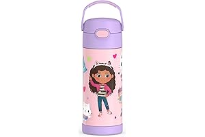 THERMOS 410mL Stainless Steel Licensed FUNtainer® Bottle, Gabby's Dollhouse