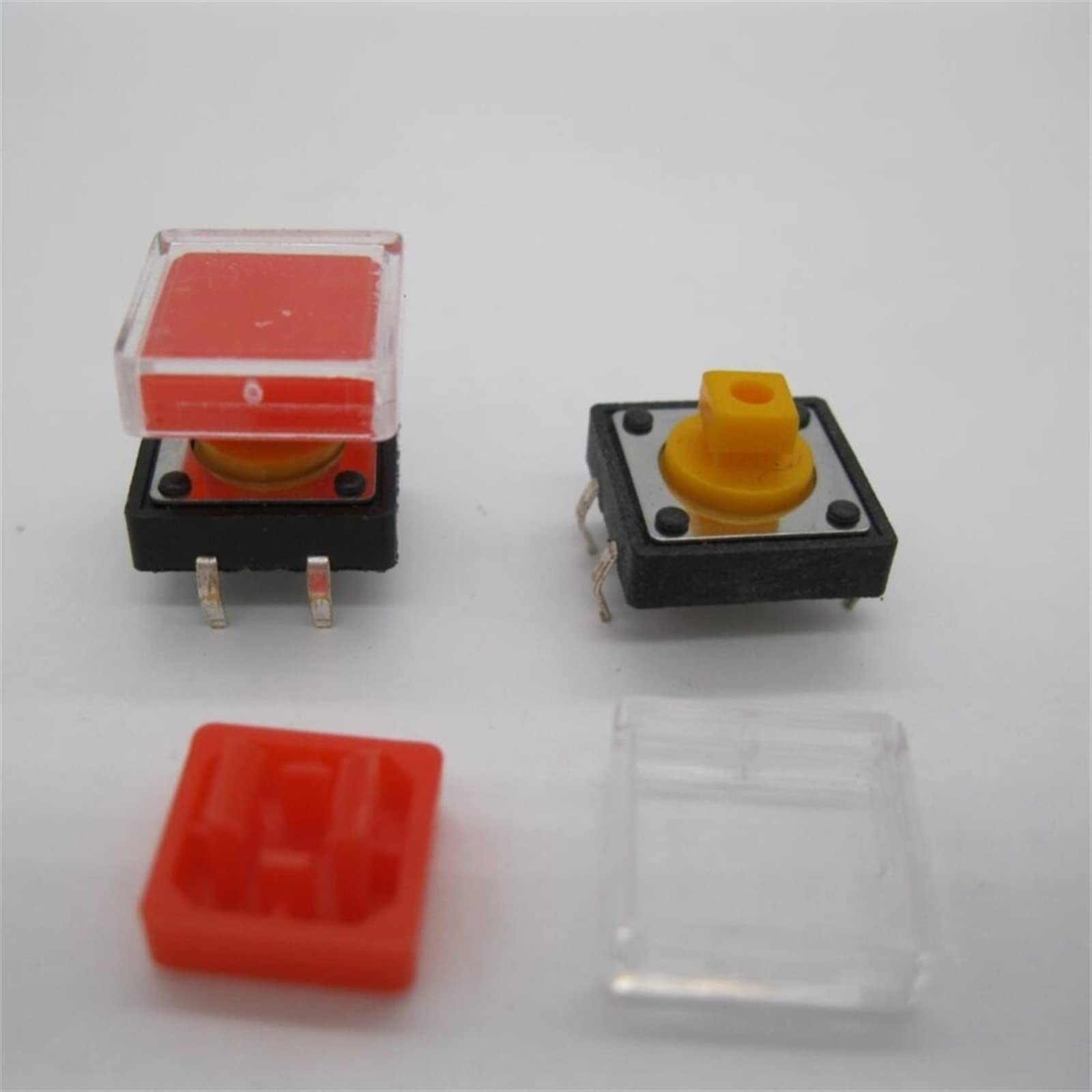 50 PZ A25 Tappo Interruttore A Pulsante In Plastica Rotonda 10 MM - Foto 2