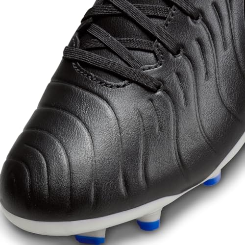 Nike Tiempo Legend 10 Club Multi-Ground Low-Top Soccer Cleats (DV4344-040, BLACK/CHROME-HYPER ROYAL) Size 104