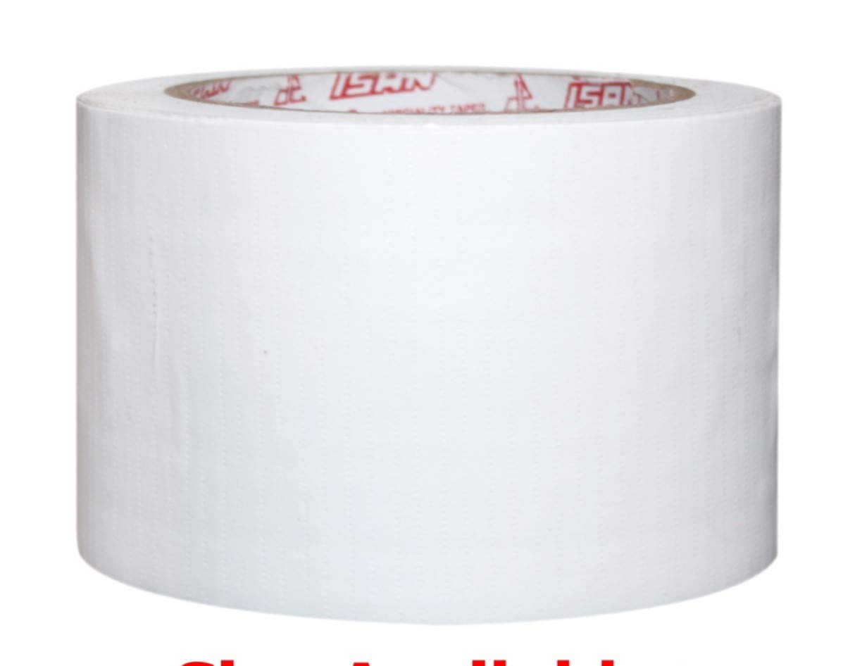 ISAN® White Duct Tape Waterproof 72mm (3" Approx) Width X 25Mtr Length (1 Pc) (B08N3XF236) Amazon Price History, Amazon Price Tracker