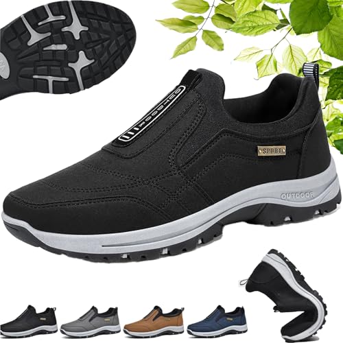 Teresad Shoes Men, Men's Comfortable Waterproof Orthopedic Walking Shoes