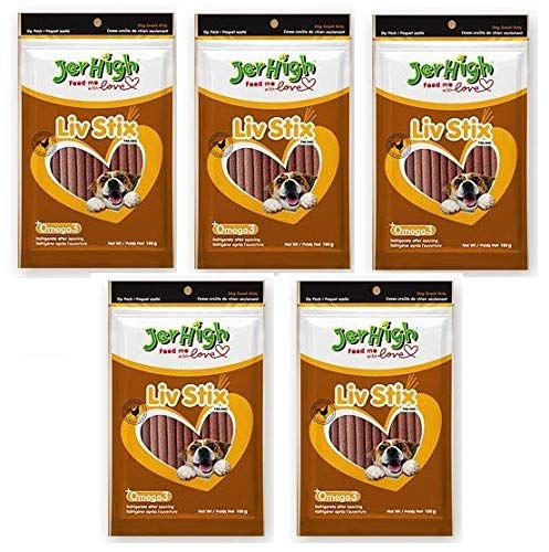 JerHigh Dog Treats Flavor (Liver Stix 100 gm (Pack of 5)) (B07Y6HFFN1) Amazon Price History, Amazon Price Tracker