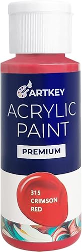 Miniatura 6 de Artkey Pintura acrílica negra  2 oz20fl oz pinturas acrílicas profesionales artistas kit de pintura para lienzos tela cuero roca huevos de Pascua