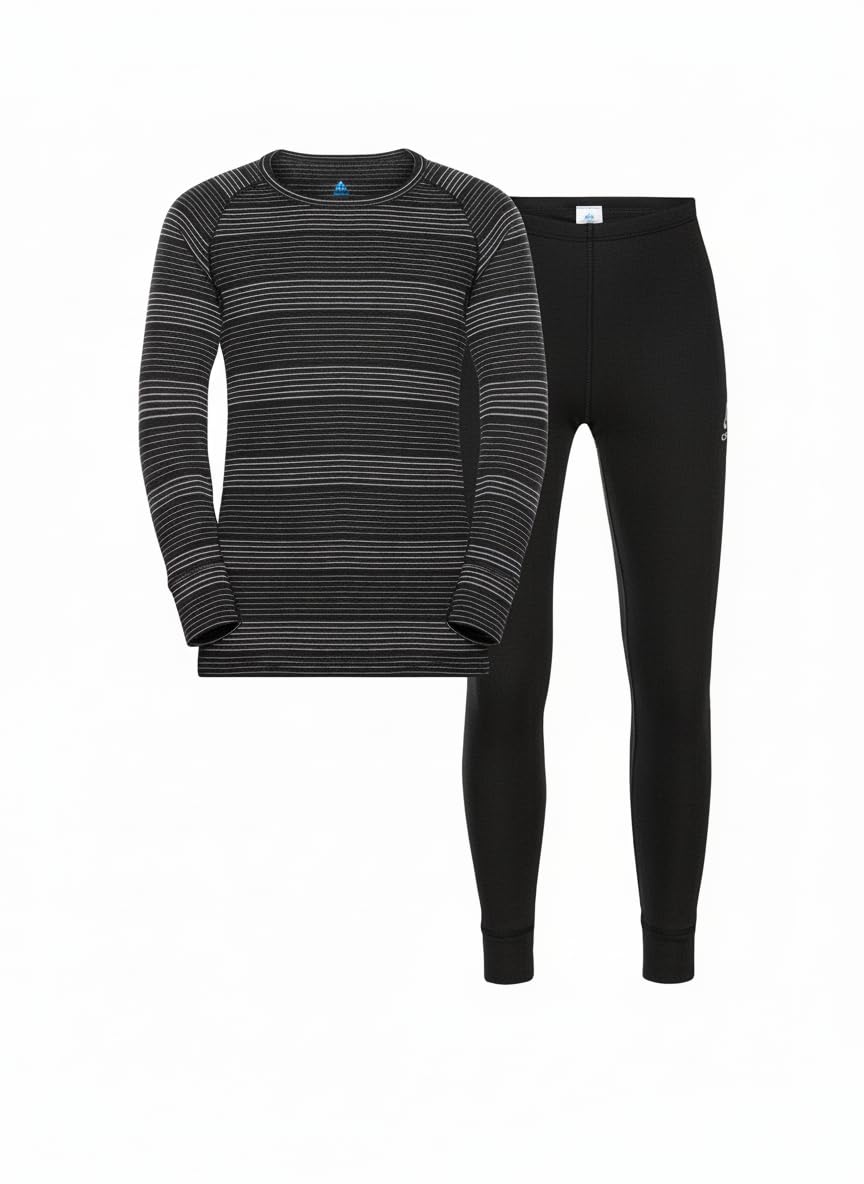Odlo  Kids Warm Set Juniors - Black/Grey - 13 (XL)