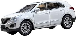 Scale Model for Cadillac Xt5 SUV Model Acousto Optic Car Model Boutique Toys Birthday Gift 1:32 Various Models (Color : White)