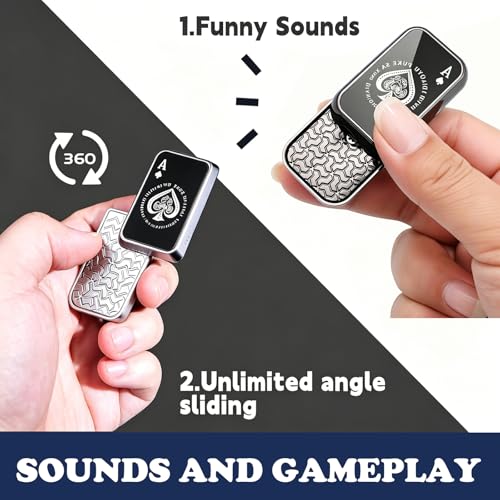 Image of Alloy Magnetic Metal Black Fidget Slider for Stress and Anxiety Relief-Soap Box Style, Stress Relief Toys Adults, Unrestricted Sliding