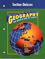 Geography, World & Its People Section Quizzes 0028237110 Book Cover