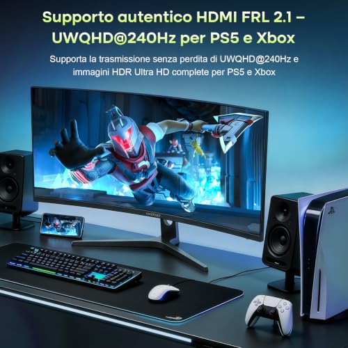 Amzfast 25 Inch Gaming Monitor,1920x1080 Full HD, 200Hz, Fast IPS Panel, Built-in Speaker, 1ms MPRT, Adaptive-Sync, DCI-P3 95%,sRGB 124%, Slim Base, VESA 75x75mm, HDMI 2.0&DP 1.4, AMZG25X1 - 11