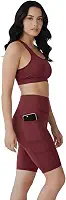 Bermuda Fitness Feminina Com Bolsos Laterais Para Celular
