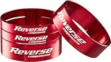  Reverse Gabelschaft Spacer Set Ultra- Light Alu 1 1/8 rot