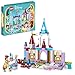 Produktbild LEGO Disney Princess Creative Castles 43219 - Spielzeugschloss-Set mit Mini-Puppen und Ziegeln von Bella und Cinderella, Reisespielzeug für Kinder, Mädchen und Jungen ab 6 Jahren