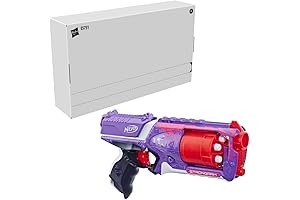 Nerf N-Strike Elite Strongarm Toy Blaster with Rotating Barrel and Slam Fire, 6 Darts
