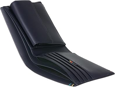 ポールスミス 553410P854 二つ折り財布 Amazon | [ポール・スミス] ハイライトステッチ 2つ折り財布 ネイビー