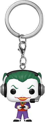 Miniatura 2 de Funko Pocket Pop! Llavero El Joker (Gamer) Exclusivo