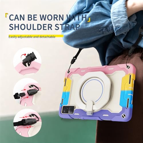 Funda Redmi Pad 10.61 JZ antichoque que evita caídas con anillo de sujeción 6