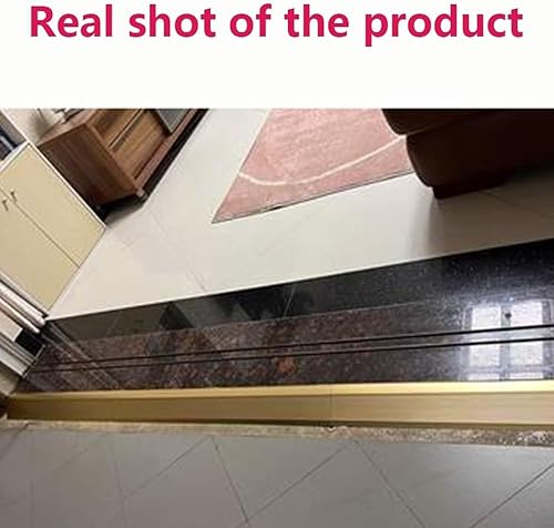 Miniatura 6 de Tira de transición de umbral, tiras de cubierta de suelo, tira de transición de piso de 36 pulgadas, tira de cubierta de espacio para puertainterior