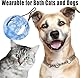 Klein Hundeprinzessin Mütze, Hunde Baseball Cap, Haustier Baseball Mütze, Haustier Visor Caps, Hund Sport Hüte, mit Ohrlöchern und Verstellbarem Kinnriemen, für Hunde Haustiere Welpen, Jean Blue, S