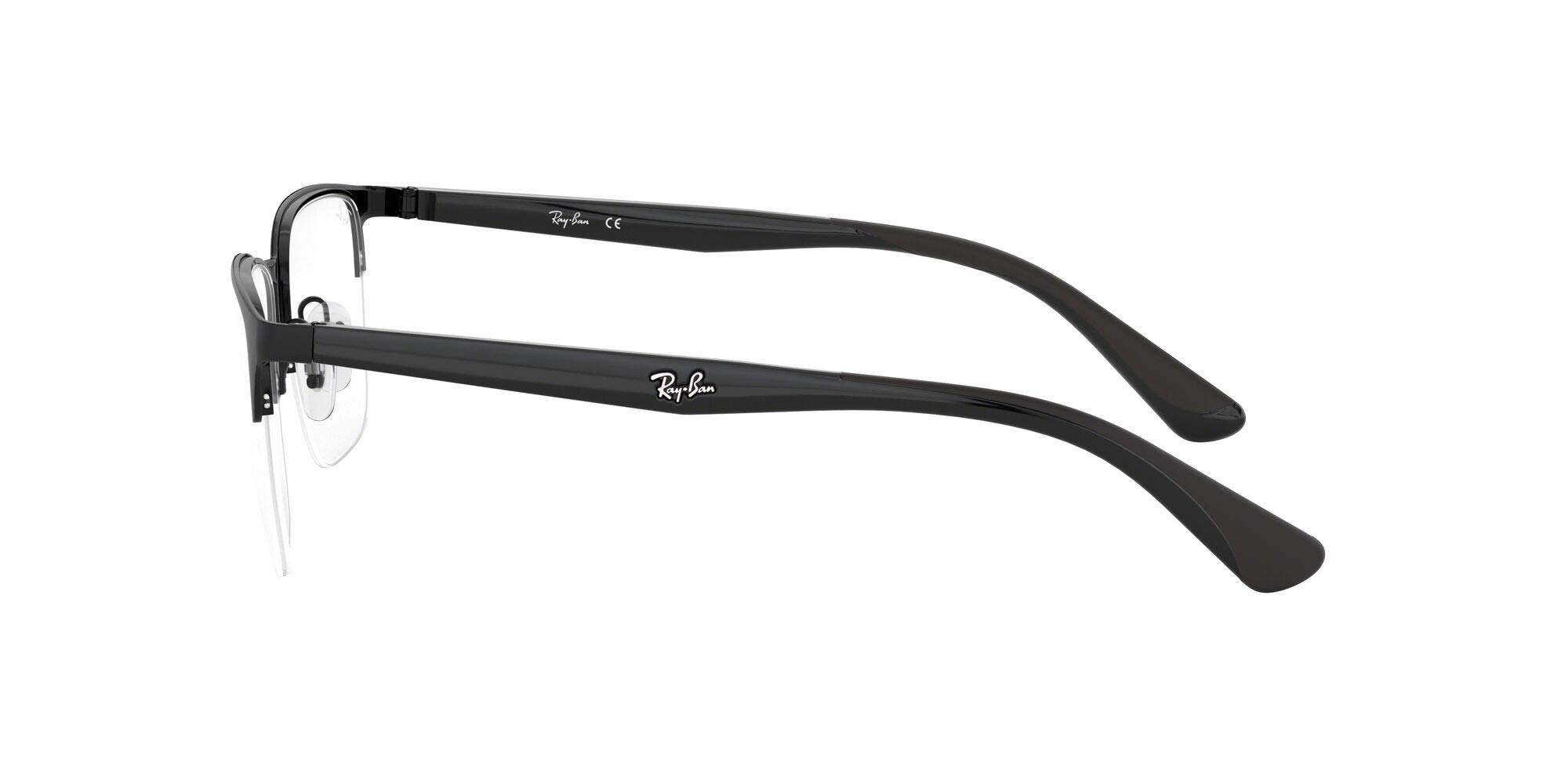 Ray-Ban Unisex dla dorosłych 0RX6428 oprawki okularów, czarne (Black On Top Matte Black), 54