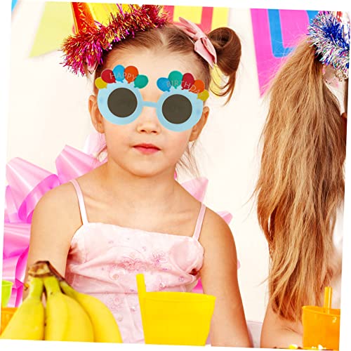 ifundom 4 Pçs Óculos Engraçados De Aniversário Óculos Infantis Chapéu De Aniversário Bolo Infantil P
